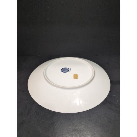 Bygdo Danmark Blue White Plate, 9.75", The Kingdome Of Denmarke, Vintage Ceramic - Picture 5 of 6